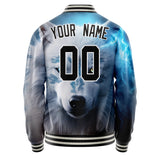 Custom Lightning White Wolf Jacket