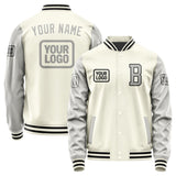 Custom Cream Gray Jacket JA030304031717040417