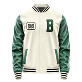 Custom Cream Green Jacket JA030305031717050517