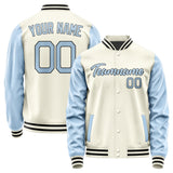 Custom Cream Light Blue Jacket JA0303080317B21708