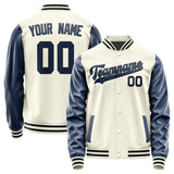 Custom Cream Blue Jacket JA0303100317B31710