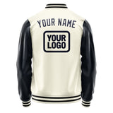 Custom Cream Navy Jacket JA030311031717111117