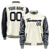 Custom Cream Navy Jacket JA0303110317B21711