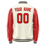 Custom Cream Orange Red Jacket JA0303120317B31712