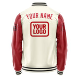 Custom Cream Red Jacket JA030314031717141417