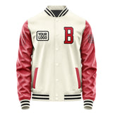 Custom Cream Red Jacket JA030314031717141417