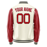 Custom Cream Red Jacket JA0303140317B21714