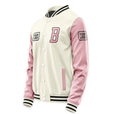 Custom Cream Light Pink Jacket JA030321031717212117