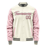 Custom Cream Light Pink Jacket JA0303210317B21721