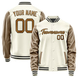 Custom Cream Khaki Jacket JA0303220317B21722