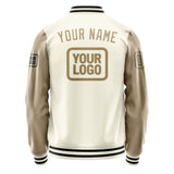 Custom Cream Light Khaki Jacket JA030325031717252517