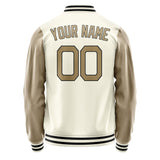 Custom Cream Light Khaki Jacket JA0303250317B21725