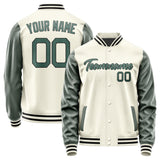 Custom Cream Blue Green Jacket JA0303270317B21727