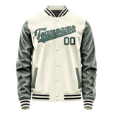 Custom Cream Blue Green Jacket JA0303270317B31727