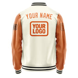 Custom Cream Orange Jacket JA030328031717282817