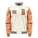 Custom Cream Orange Jacket JA030328031717282817