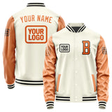 Custom Cream Orange Jacket JA030328031717282817