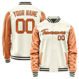 Custom Cream Orange Jacket JA0303280317B21728