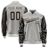 Custom Gray Brown Jacket