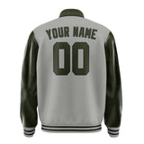 Custom Gray Olive Jacket