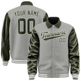 Custom Gray Olive Jacket
