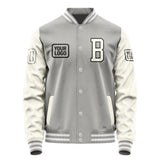 Custom Gray Cream Jacket JA040403041817030317