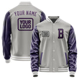 Custom Gray Purple Jacket