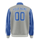 Custom Gray Sky Blue Jacket