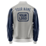 Custom Gray Blue Jacket JA040410041817101017