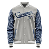 Custom Gray Blue Jacket JA0404100418B31810