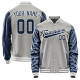 Custom Gray Blue Jacket