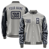 Custom Gray Navy Jacket