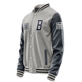 Custom Gray Navy Jacket JA040411041718111118