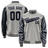 Custom Gray Navy Jacket