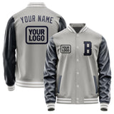 Custom Gray Navy Jacket