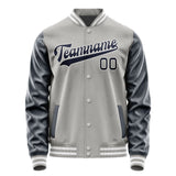 Custom Gray Navy Jacket JA0404110418B31811