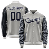 Custom Gray Navy Jacket JA0404110418B31811