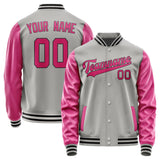 Custom Gray Pink Jacket