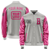 Custom Gray Pink Jacket