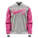 Custom Gray Pink Jacket JA0404130418B31813