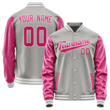 Custom Gray Pink Jacket JA0404130418B31813