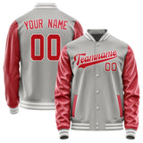 Custom Gray Red Jacket