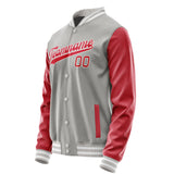 Custom Gray Red Jacket JA0404140418B31814