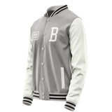 Custom Gray White Jacket JA040418041718181818