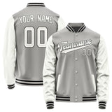 Custom Gray White Jacket