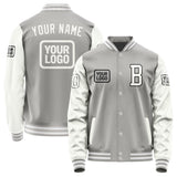 Custom Gray White Jacket