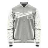 Custom Gray White Jacket JA0404180418B31818