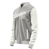 Custom Gray White Jacket JA0404180418B31818