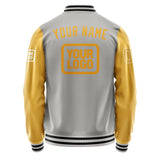 Custom Gray Yellow Jacket JA040419041718191918