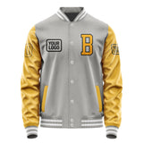 Custom Gray Yellow Jacket JA040419041817191917